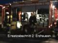 Einsatzübung - Brand in einer Lagerhalle