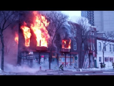 Building explosion, fire in Minneapolis
