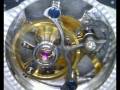 Close-up of Watch Tourbillon Regulateur Escapement - Macro