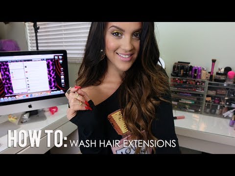 how to care clip in hair extensions