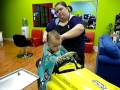 Logan's 1st Haircut.MOV