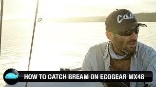 Catching Black Bream In Shallow Water On Ecogear MX48 Hardbait