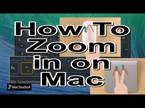 how to change zoom on mac