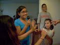 karaoke night at the OLIVARES house!!
