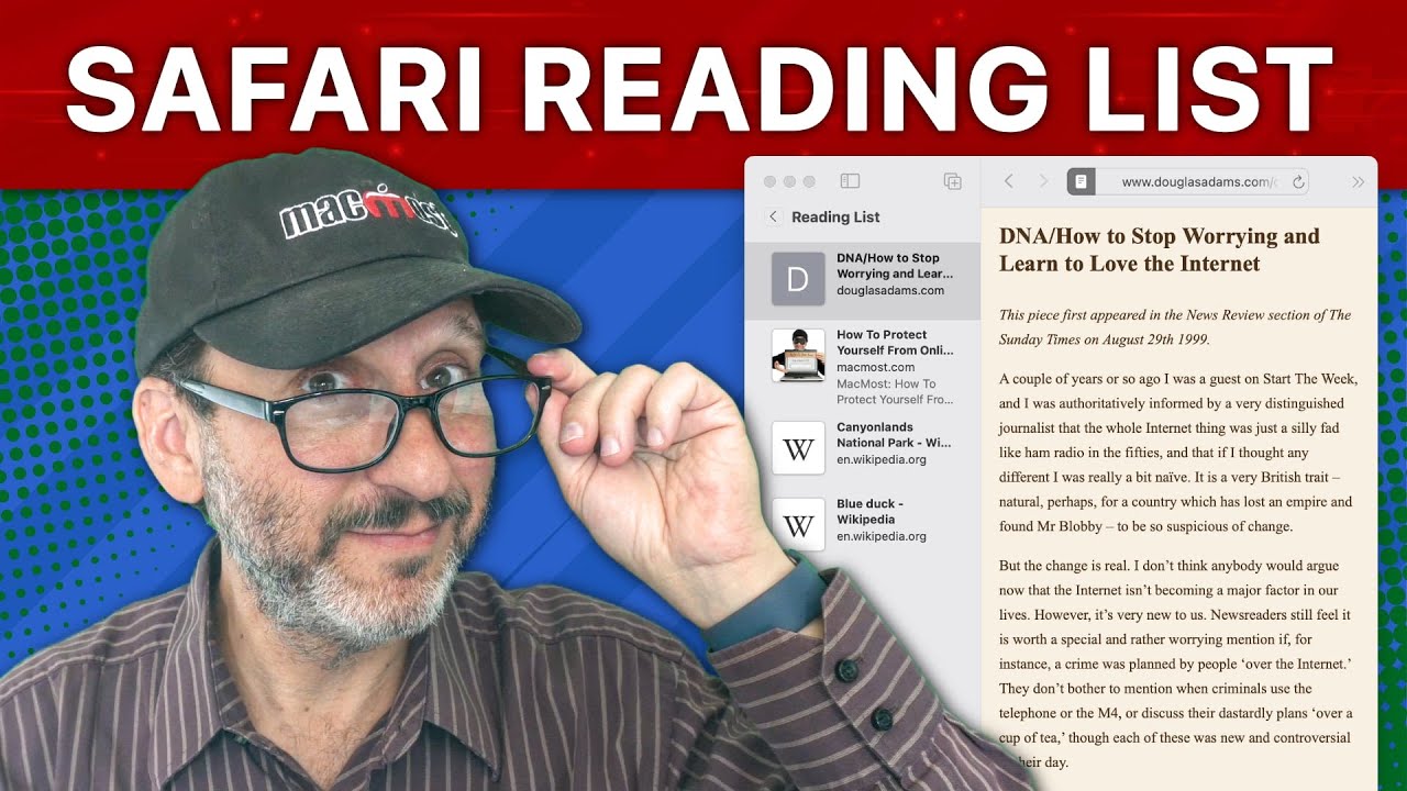 Save Online Articles To Read Later in Safari