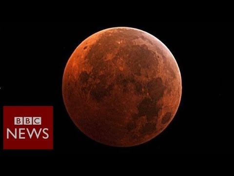 Why is the Moon 'blood red'? BBC News