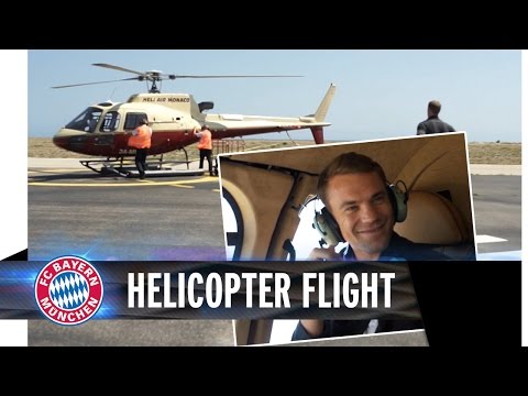 Manuel Neuer - Helicopter Flight to Monaco Manuel Neuer - Helicopter Flight to Monaco