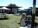 Skyla and Svea walking