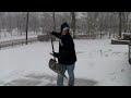 Ferngesteuerter Schneepflug-Roboter