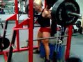 Squat 405lbs. + chains