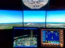 Landing the BAC 1-11 at Jersey in FS2004 with 7 screens