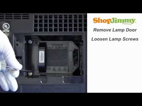DLP TV Repair How To Replace Mitsubishi DLP Lamp 915P061010
