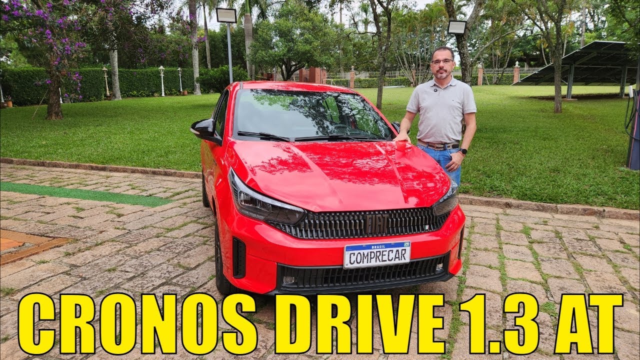 Avaliação: Fiat Cronos Drive 1.3 AT 2026 - Vale a pena?