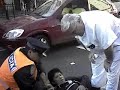 Peaton atropellado por moto