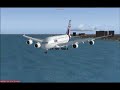 A380 Short Landing at Meigs - Flightsim 2004