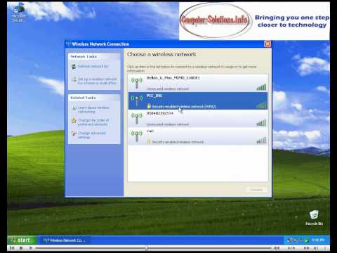how to connect wifi to laptop windows xp