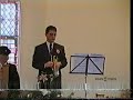 Graham Mercer plays a cornet solo