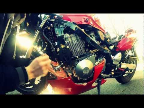 How to install sliders for Suzuki GSX600f aka Katana