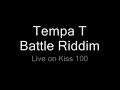 Tempa T Battle Riddim live on Logan Sama Show