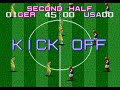 to celebrate england's recent success at failing to secure hosting of the world cup until 2030, here is a review i did of the greatest footballing game ever to focus on the tournament in question. it's tecmo, the wizards who brought you big breasted ladies twatting the hell out of each other a few years later on the ps2, and also bomb jack, an early anti-terrorist training simulator. this football game broke new boundaries with it's burly men chasing after balls on a park, becoming the second most iconic gay videogame after super mario bros on the nintendo.