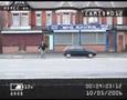 Car dodging human frogger