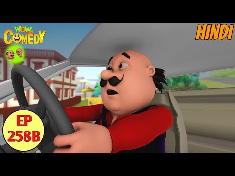Motu Patlu in Hindi | 3D Animated Cartoon Series for Kids | Macchar in the Car