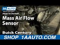 How To Install Replace Air Flow Meter GM 3100 3400 4.3L V6 some 5.7L V8 1AAuto.com