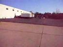 RAHN LETTIN THE CAMARO LOOSE IN A PARKING LOT
