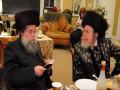 The Stropkover Rebbe & Rabbi Kostelitz at Melava Malka by Avraham Bank