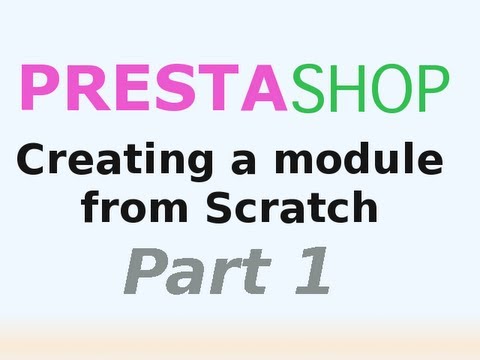 how to make a prestashop module