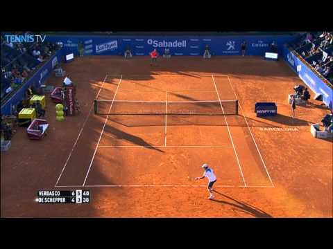 Fernando Verdasco Hits Wednesday's Hot Shot in Barcelona
