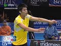 2008 Thomas Cup Final Lin Dan vs Shun Hwan Park 5/7 2008 Thomas Cup Final Lin Dan vs Shun Hwan Park 5/7