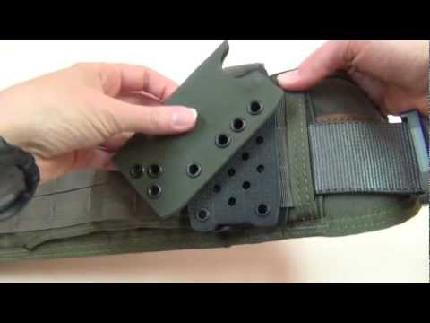 how to attach knife sheath to molle