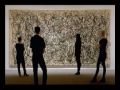 Jackson Pollock paintings on John Cage music