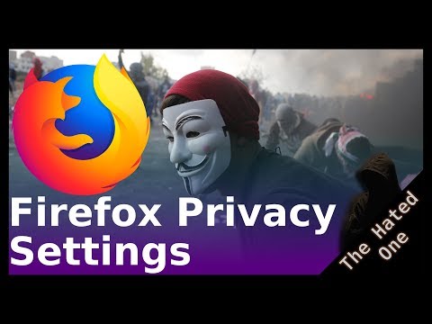 How to configure Firefox settings for maximum privacy and security