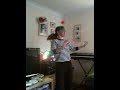 Kelly dancing scarily on halloween!