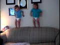 Identical 2yr old twin girls Jump on da Butt 2nd Installment Identical 2yr old twin girls Jump on da Butt 2nd Installment