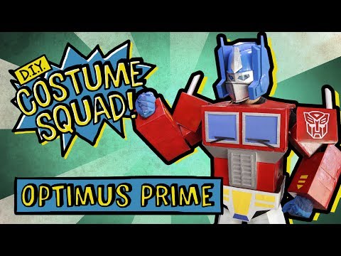 Make Your Own Optimus Prime With Cardboard - DIY Costume Squad