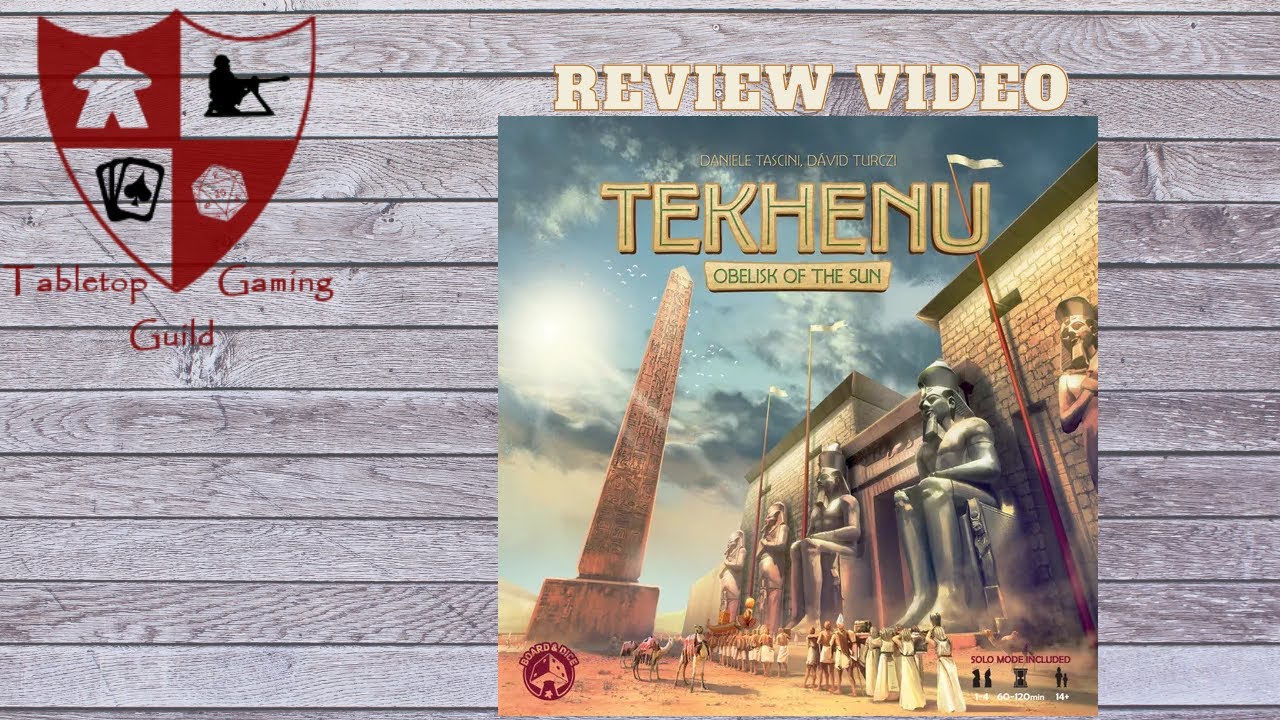 Tekhenu Obelisk of the Sun Board Game Review
