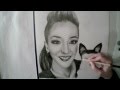 Speed drawing of Jenna Marbles