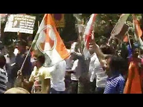 BJP to grill govt - In a growing trend of political parties attacking each others headquarters, Congress workers had to be stopped with water cannons after over 200 people gathe...