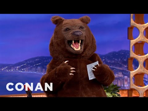 Conan - Wild Bear Hijacks Conan's Show