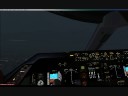 PMDG 747 landing bad weather
