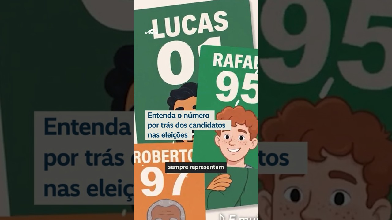 Entenda o número por trás dos candidatos nas eleições - #Shorts