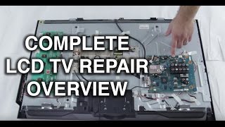 LCD TV Repair Tutorial - LCD TV Parts Overview Com