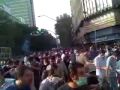 Riot Forces dispersing people with tear gas, 9 July 2009 6:30PM