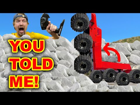 Bending the WORLDS LONGEST RC CRAWLER - will it make it better or worse?