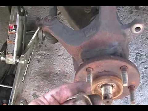 How to replace front wheel bearing. 00 – 04 Mitsubishi Eclipse (part 1 of 3).mp4