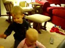 logan loves his sister.  sometimes