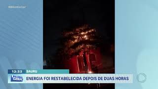 ENERGIA FOI RESTABELECIDA DEPOIS DE DUAS HORAS